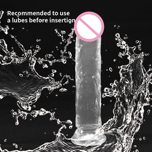 7 Tailles Tpe Transparent Doux Gelée Gode Réaliste Gode Ventouse Base Clitoridien Plug Jouets Sexuels Pour Hommes Et Femmes Vaginal Anal Xxl