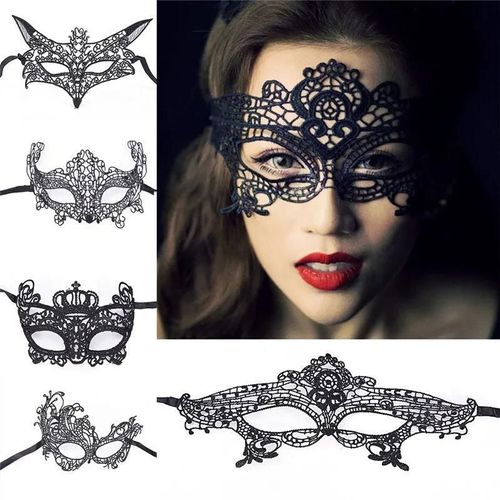 Masque Noir Sexy Avec Les Yeux Bandés Pour Femmes, Jouet Sexuel Pour Jeu Adulte, Découpe De Masque En Dentelle Pour Femme, 7.0 Fetish Bsie M, Ssashrestraint 8