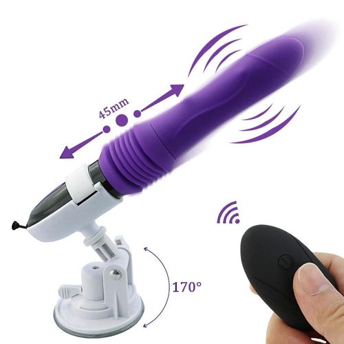 Vibromasseur Gode Télescopique Pour Femme, Masseur Automatique Haut Et Bas, Poussée Du Point G, Vibreur De Chatte Rétractable, Jouets Sexuels De Grande Taille Type 2-Pur