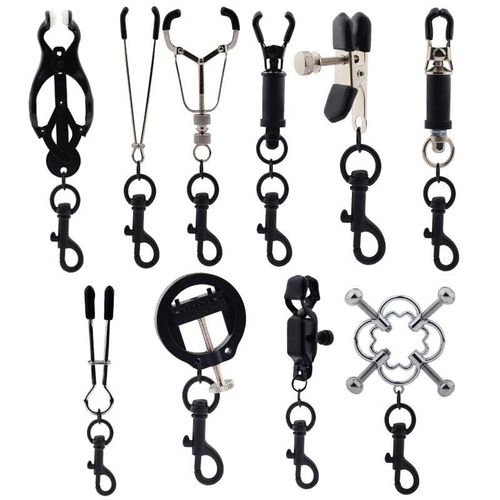 Pinces À Tétons Boule De Poids, Équipement De Bondage, Clips Métalliques Pour Mamelons, Jeux Pour Adultes, Jouets Sexuels Pour Femmes, Jouet Bdsm, Orgasme Du Sein Style 5