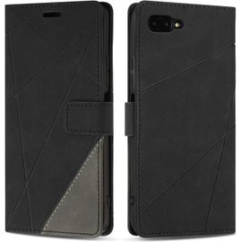Etui Coque Pour Honor 10, Protection Housse En Cuir Pu Portefeuille Livre Pour Honor 10, Emplacements Cartes, Fonction Support, Noir