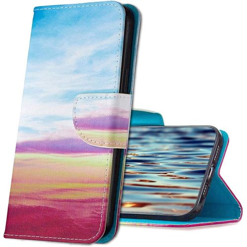 Xiaomi Redmi Note 4 Coque, Housse En Cuir Xiaomi Redmi Note 4x, Antichoc Etui A Rabat Pu Portefeuille Housse De Protection Pour Xiaomi Redmi Note 4 / Note 4x. Hx2 Rainbow