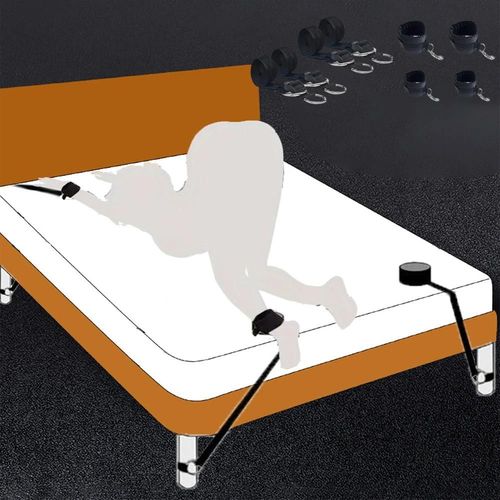 Bdsm Menottes Retenue Sex Toy Pour Couple, Rincer Les Contraintes, Jeux Sexuels Pour Adultes, Bondage, Sangles De Lit Sm, Jeu De Lit De Html, 7.0 Analyste Black
