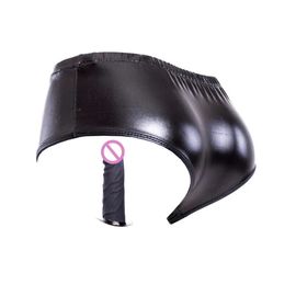 Bouchon Anal En Silicone, Jouets Sexuels, Culotte En Cuir À L'intérieur, Gode, Pantalon De Chasteté, Bsie M, Retenue De Bondage, Ceinture De Chasteté Vibrante 10cm-L-Vibrator