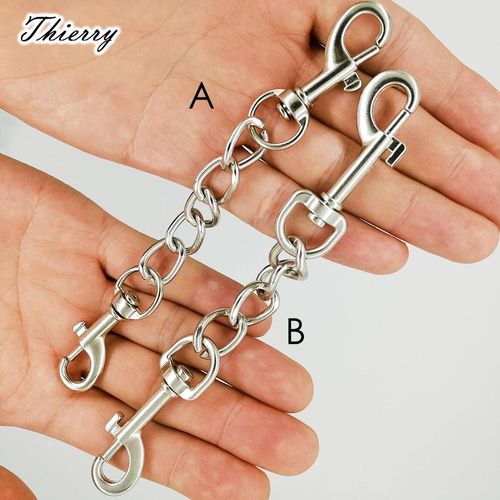 Thierry ¿ Chaîne À Crochet En Métal À Double Extrémité, Pour Menottes De Bondage, Verrouillage De Connexion Pratique, Jouets Sexuels Pour Adultes, Accessoire De Jeu Sexuel B Good Quality