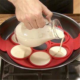 Omelette Crêpes Pancake moule, Dispositif Ustensiles de Cuisine  Anti-adhésif en silicone outil de cuisine