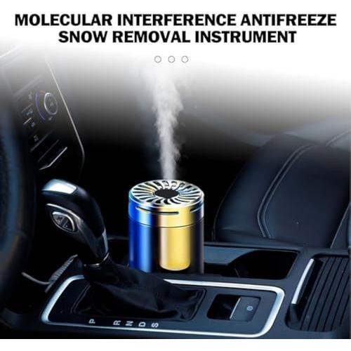 Instrument de dégivrage moléculaire à micro-ondes pour véhicule, dégivreur  puissant à micro-ondes portable monté sur véhicule, dégivreur de voiture,  tasse de dégivrage d'aromathérapie solide