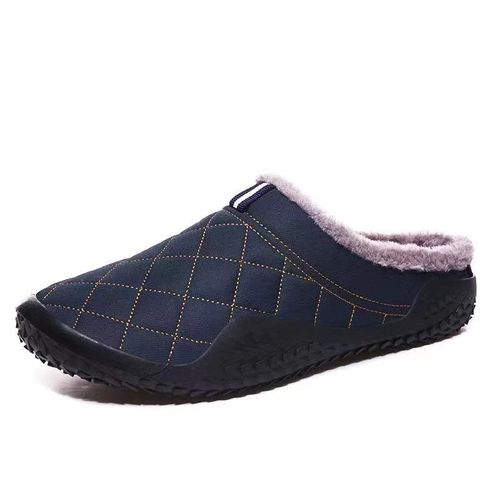 Pantoufles En Coton Pour Hommes, Intérieur, Chaudes Et Quotidiennes, À Fond Épais Et Antidérapant - 39