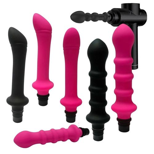 Vibrateur Sexe Machine Fascia Pistolet Massage Accessoires Tête À Silicone Gode Jouets Sexuels Pour Hommes Femmes Vibrateurs Pénis Masturbation 3pcs
