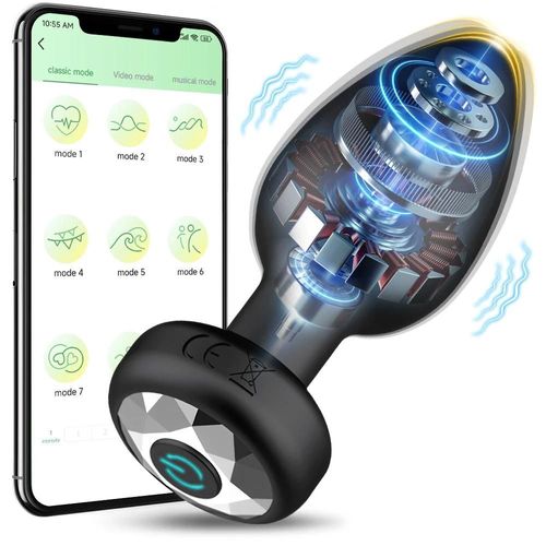 Andrea Remote-Vibromasseur Anal À 10 Vitesses Pour Homme Et Femme, Ohio Eur Vibrant De La Prostate, Jouet Sexuel Rouge