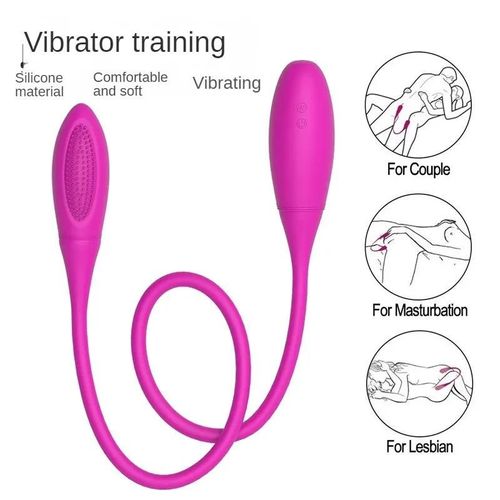 Vibromasseur Anal Double Gode Pour Femme, Sex Toys, Stiliban Ateur De Clitoris, Plug Anal, Oeufs Vibrants, Rechargeable, Adulte, Mastjaune, 18 Pink