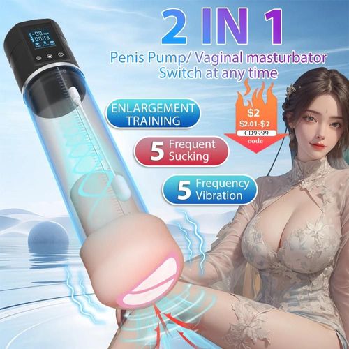 Pompe À Vide Électrique Pour Pénis, Jouets Sexuels Pour Hommes, Entraîneur D'agrandissement, Massage, Succion, Vibrateur, Machine, Vagin, Mastjaune, Mâle Push Button Silicone China