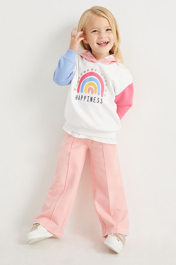 Arc en ciel ensemble sweat capuche et pantalon de jogging 2