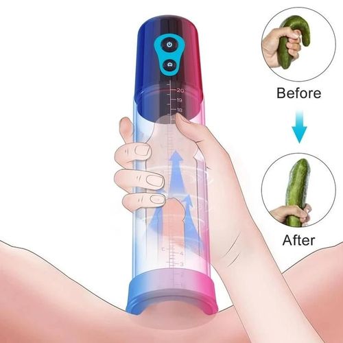 Pompe À Pénis Électrique Agrandissement Du Pénis Jouets Sexuels Pour Hommes Étendre La Pompe Entraîneur De Pénis Masturbateur Masculin Pompe À Vide De Coq Produits Pour Adultes Battery-White-4