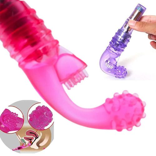 Bâton De Énergie Vibrateur À Doigts Pour Fille, Triple Brosse, Jouets Sexuels Av Pour Femme, Squ343