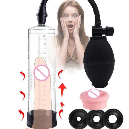 Pompe À Vide Pour Pénis Pour L'agrandissement Du Pénis, Amélioration Masculine, Érection, Bite, Coq, Mastjaune, Entraîneur De Pénis, Jouets Sexuels Pour Adultes K New Pump