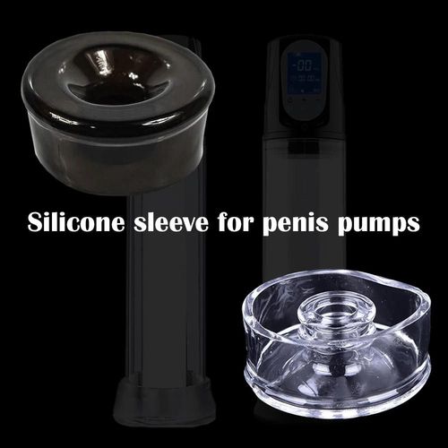 Pompe À Pénis Électrique De Remplacement, Couvercle De Manchon En Silicone, Extension De Pénis, Jouets Sexuels Pour Hommes, Accessoires D'agrandissement Du Pénis Black China