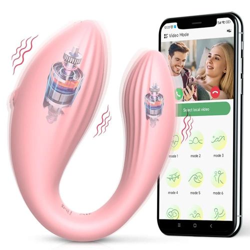 Andrea Bluetooth-Vibromasseur Portable Pour Femme, Contrôle Du Point G, Culotte Clitoridienne, Jouets Sexuels Unis Issants Pour Touristes, Gode Moteur, Masseur Vaginal Éducatif Pink Toy-Box China