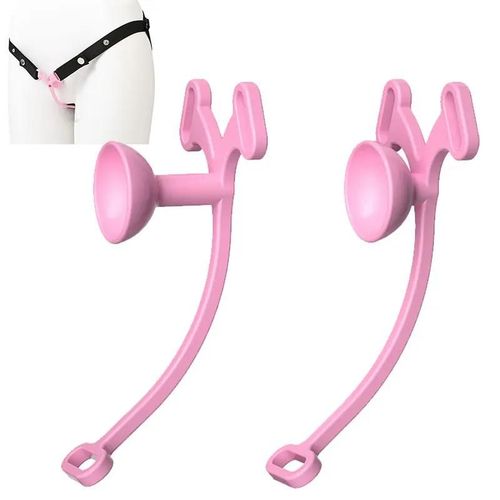Sissy Cage De Chasteté Mise À Niveau Fufu Clip De Chasteté Inversé Hommes Ceinture De Chasteté Dispositif De Bondage Pénis Plat Érotique Sextoy Mâle À Femelle L