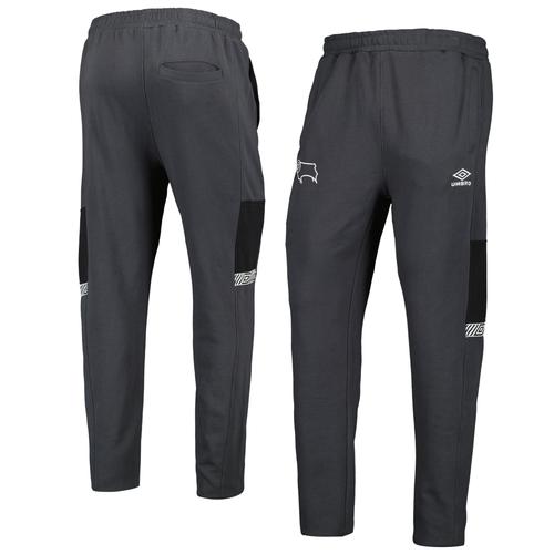 Derby County Umbro Sport Style Pantalon De Survêtement - Noir/Gris