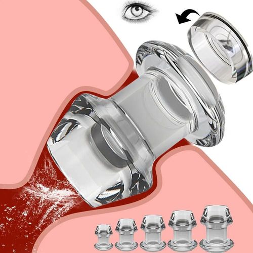 Xxl Tailles Creux Godemichet Anal Spéculum Doux Énorme Spéculum Anal Prostate Anus Dilatateur Sm Lavement Vagin Arrière-Cour Plug Anal Sm Jouets Sexuels Xl With Stopper