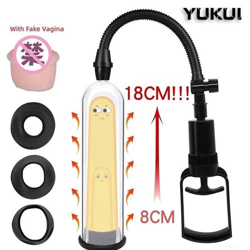 Pompe À Pénis Pour Hommes, Agrandissement Du Pénis, Exercice Sexuel, Massage, Masturbation Masculine, Machine À Succion Sous Vide, Jouets Pour Adultes, Offre Spéciale Standard With Bag