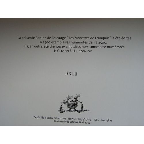 Les Monstres De Franquin