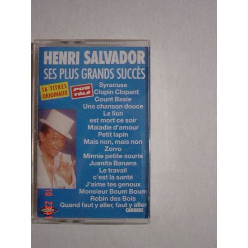 Henri Salvador - Ses Plus Grands Succès - K7 Audio