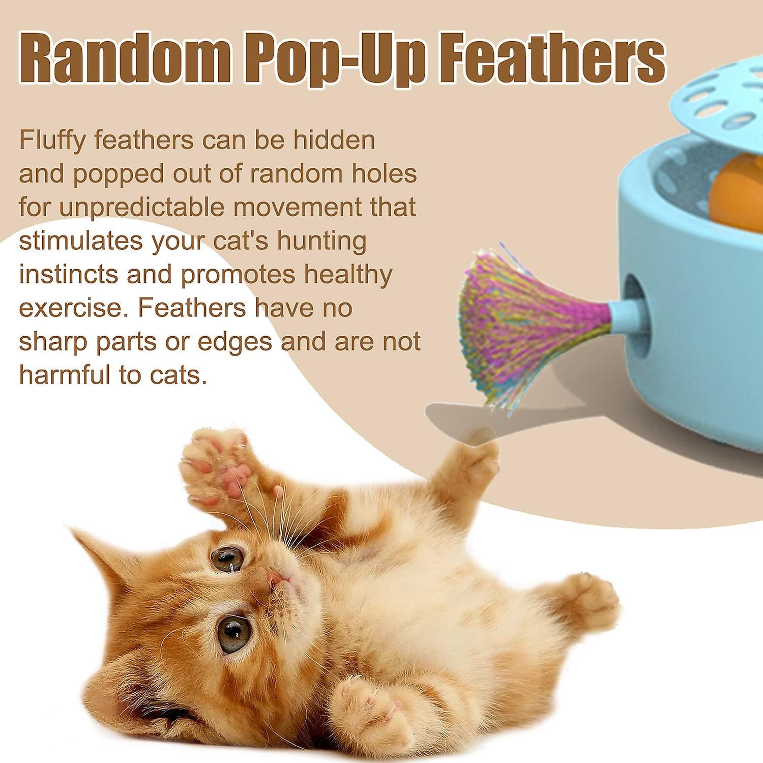 Jouet lectronique Intelligent 3 En 1 Pour Chaton Papillon F... - 5