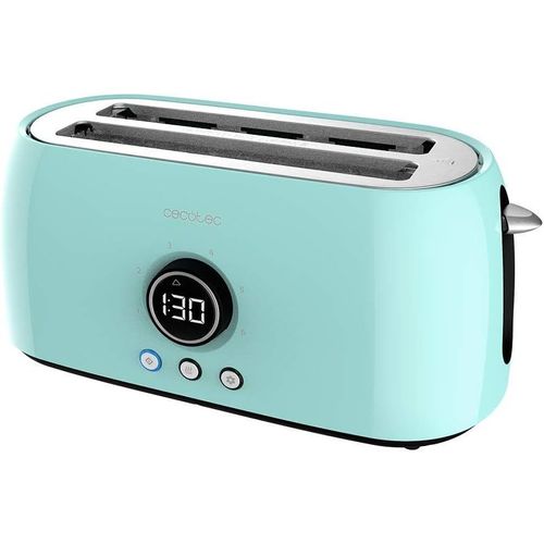 CLICKSELL-Grille-Pain Numérique Classictoast 15000 Blue Extradouble. 1500 W, 2 Fentes Très Longues Et Larges, 3 Fonctions Préconfigurées