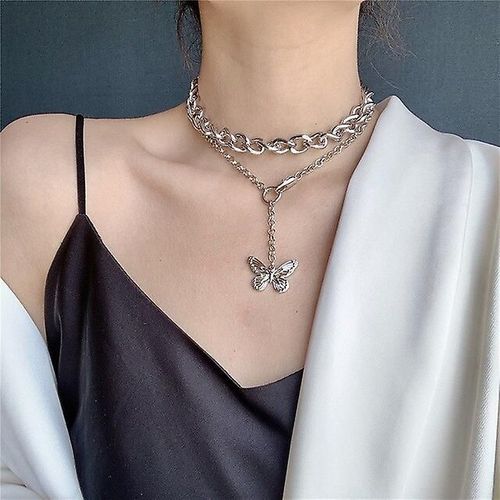 Colliers Bohème En Cristal Multi-Éléments Pour Femmes, Pendentif À La Mode, Plusieurs Couches Vintage, Bijoux Cadeau Couleur H75739