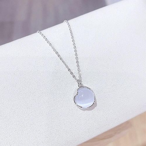 Pendentif Couronne Au Design Simple Pour Femmes Et Filles, Collier Plaqué Argent, Couleur À La Mode 9