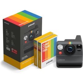 CLICKSELL-Now Gen3 - Appareil Photo Instantané - Pack Appareil Photo + Film Couleur (16 Photos) Noir (6560)