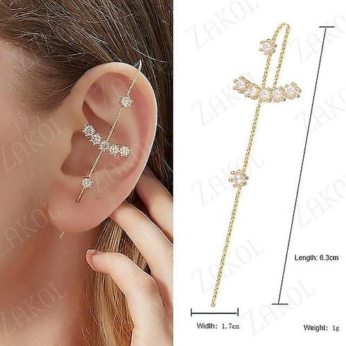 Boucles D'oreilles En Zircone Cubique, Accessoires Pour Femmes, Accessoires Pour Robe De Soirée De Mariage En Cristal, Bijoux Couleur Ep2188b