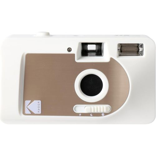 CLICKSELL-Motorized S88 Appareil Photo Argentique Blanc ¿ Motorisé Avec Enroulement Automatique, Compatible Film 35 Mm, Design Compact