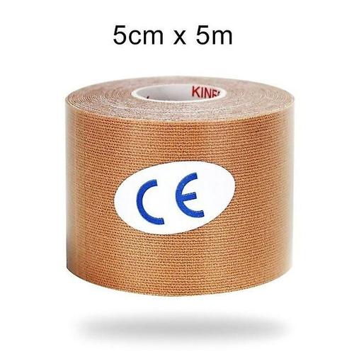 Kinésiologie Athlétique Genouillère Bande Élastique Récupération Sportive Genouillères Soulagement De La Douleur Musculaire Gym Soutien Fitness Bandage 5x500 Peau