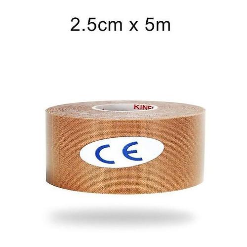 Kinésiologie Athlétique Genouillère Bande Élastique Récupération Sportive Genouillères Soulagement De La Douleur Musculaire Gym Soutien Fitness Bandage 2.5x500 Peau