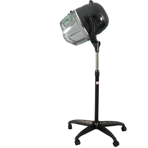 Clicksell-Casque Chauffant Professionnel Sur Pied, Casque Sèche-Cheveux Avec Minuterie Pour Salon De Coiffure, Hauteur Et Température Réglables, Noir & 950 W