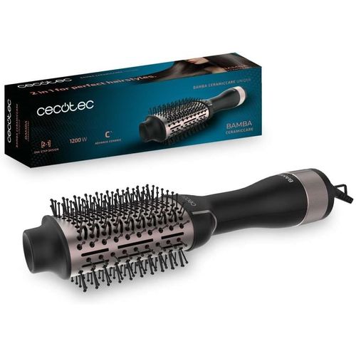 Clicksell-Brosse À Air Volumisante Bamba Ceramiccare Unique. 1200 W De Puissance, 2 En 1 : Sèche-Cheveux Et Styliseur, Revêtement Céramique, 2 Vitesses Et 3 Températures, Fonction Air Froid