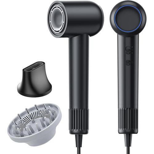 Clicksell-Seche Cheveux Ionique Professionnel-Avec Diffuseur Boucle,500 Millions Ions,150 000 Tr/Min Pour Séchage Rapide,4 Niveaux De Température,1500w Sèche Cheveux Pour La Maison,Voyages Et Les Salons 