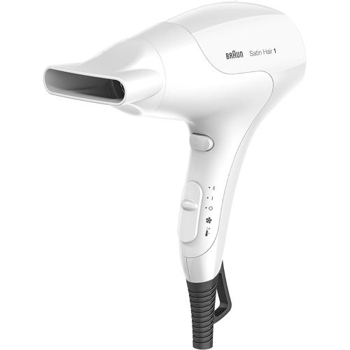 CLICKSELL-Brhd180E - Sèche-Cheveux Power Perfection - Compact & Léger, Touche Air Frais Pour Fixer La Coiffer, Système De Chauffe Par Infra-Rouge, Blanc