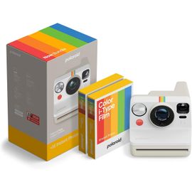 CLICKSELL-Now Gen3 - Appareil Photo Instantané - Pack Appareil Photo + Film Couleur (16 Photos) Blanc (6561)