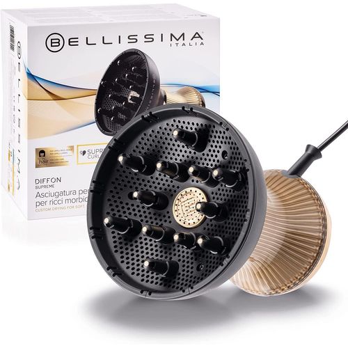 Clicksell-Diffuseur D'air Chaud Xl Céramique + Huile D'argan Pour Cheveux Bouclés - Diffon Supreme Sèche Cheveux + Diffuseur Ionique Tout-En-Un - 2 Vitesses, 3 Températures - Séchage Doux Et Naturel 