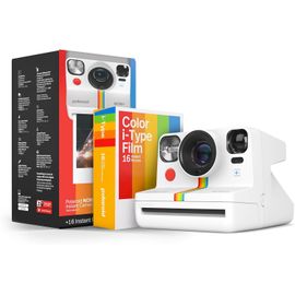 CLICKSELL-Now + Generation 2 - Ensemble Appareil Photo + Film (16 Photos Incluses) - Blanc - Caméra Instantanée Contrôlée Par Application Bluetooth - 6437