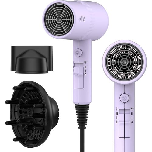 Clicksell-Hair Dryer With Diffuser, Blow Dryer For Women | Advanced Ionic Technology, Ceramic Coating | Cold Shot Features Turbo Heat For Fast Drying And Shine 230v  (Purple)