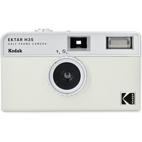 CLICKSELL-Ektar H35 Appareil Photo Demi-Cadre - Blanc Cassé - Simple