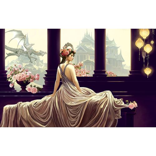 Princesse Et Roses - Puzzle 550 Pièces