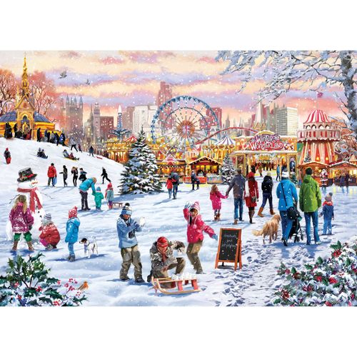 Neige À Hyde Park - Puzzle 1000 Pièces