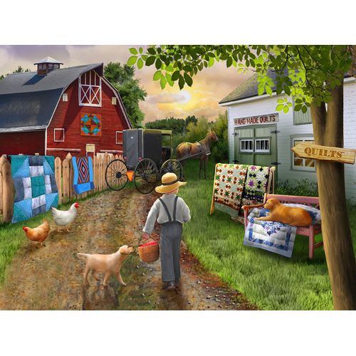 Coucher De Soleil À La Campagne - Puzzle 1000 Pièces