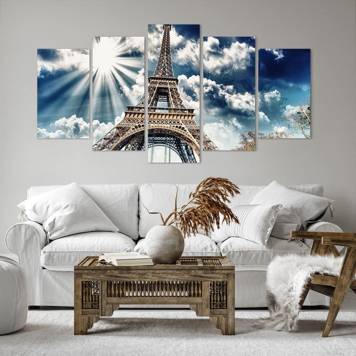Dcoration Salon Architecture btiment ville eiffel Moderne ... - 3